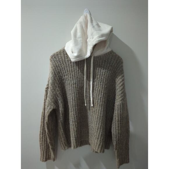 Aerie Offline Knit Hooded Pullover Sweater NWT - Picture 2 of 5